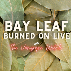 Customized Bay Laurel Burned on Livestream