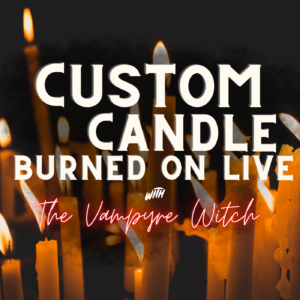 Custom Candle burned on Livestream